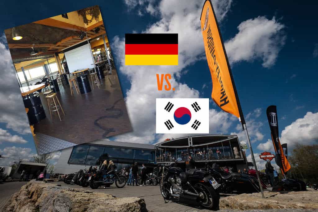Harley-Davidson Motorräder beim Event in Deutschland, perfekte Wahl für Biker-Enthusiasten.