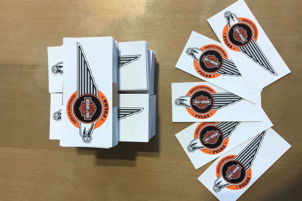 Harley-Davidson Aufkleber, Motorkultur, Motorrad, Harley, Motorrad-Logo, Fulda, Harley-Davidson Sticker.